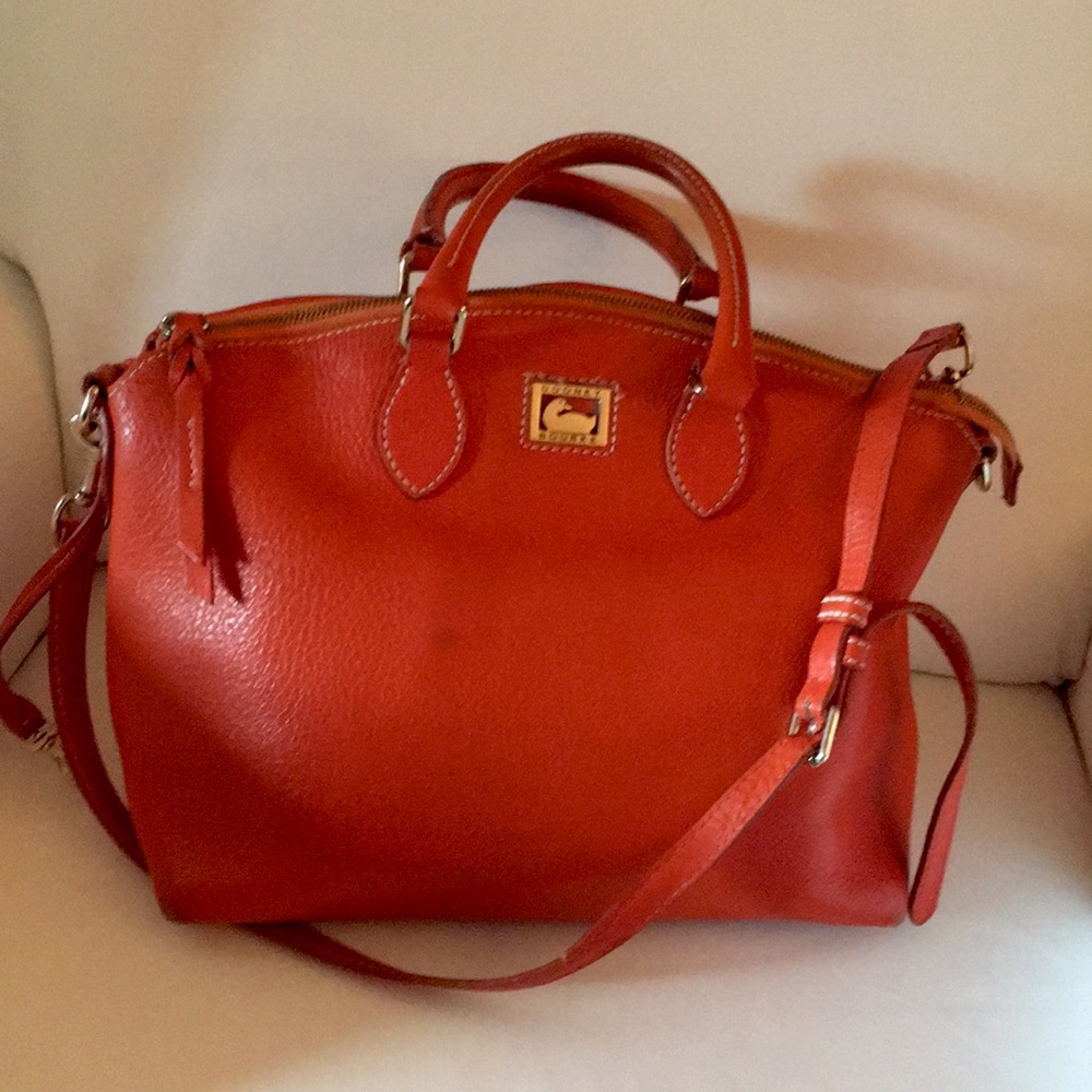 Fair condition - dooney and Bourke bag - orange leather